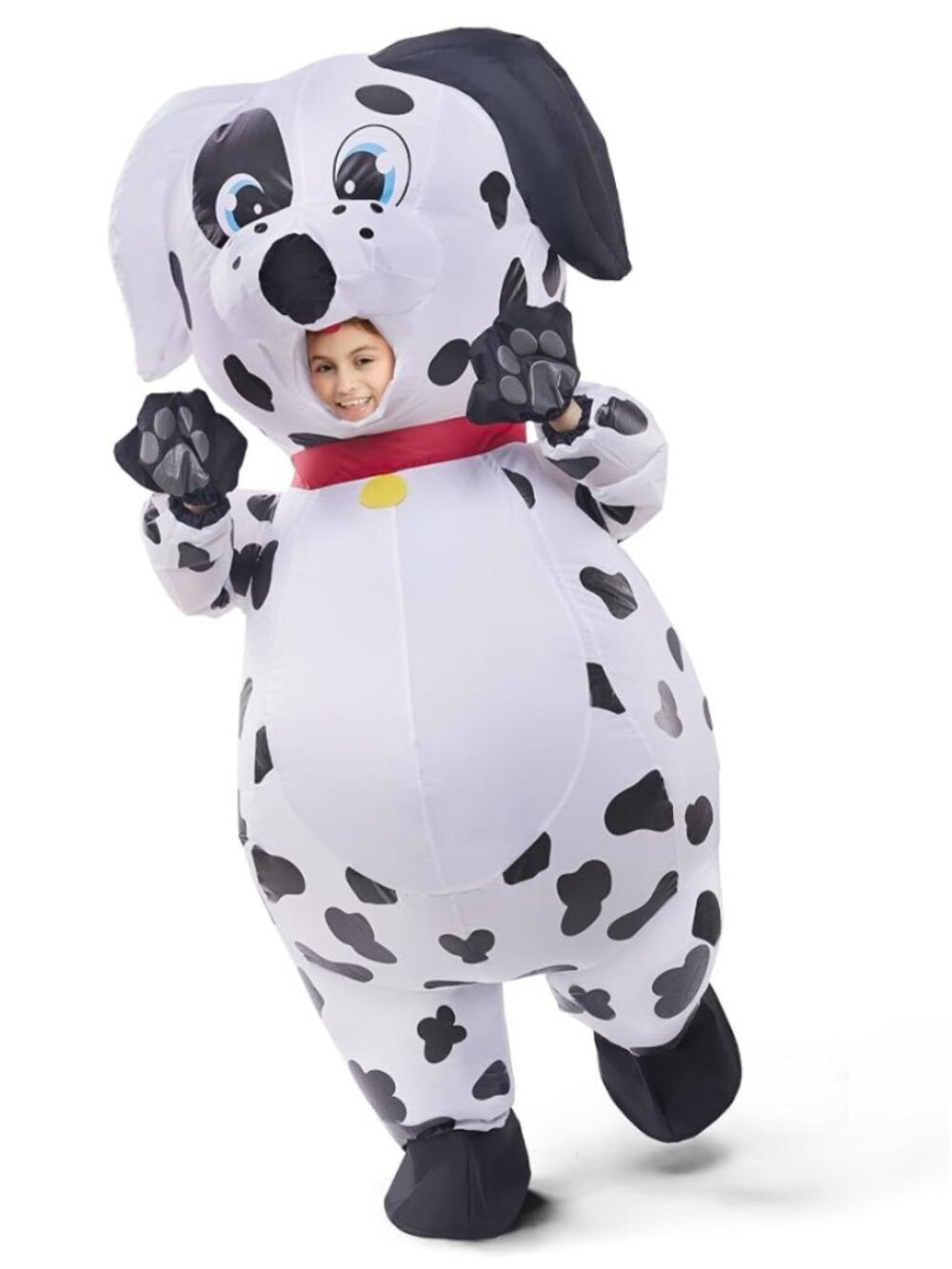 Spooktacular Creations Full Body Inflatable Dalmatian Costume Child 7-10Yrs. NIP